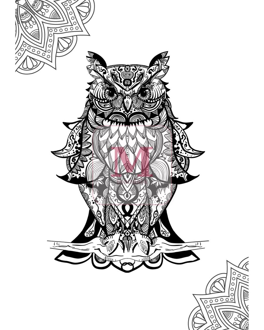 Mandala de búho
