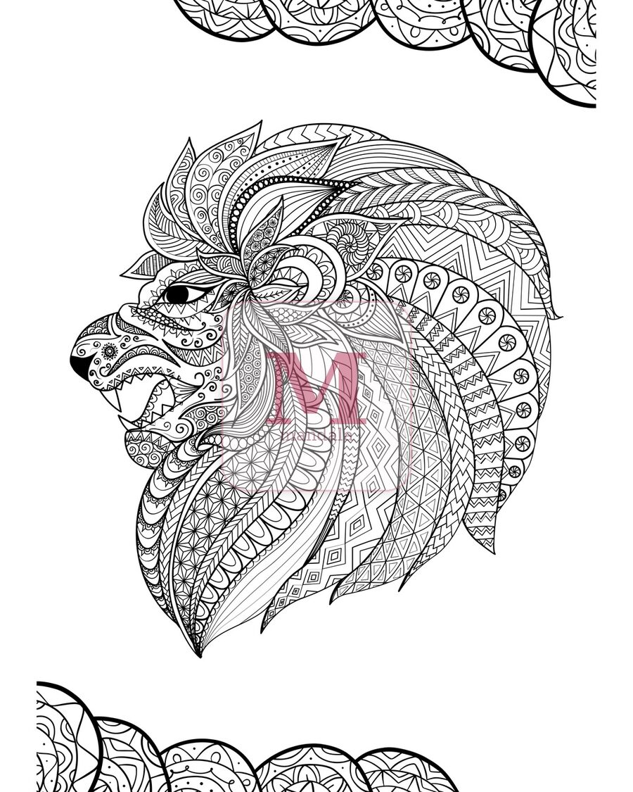 Mandala de león