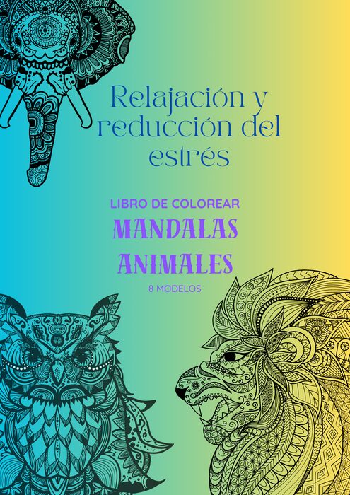8 Mandalas de Animales para Colorear